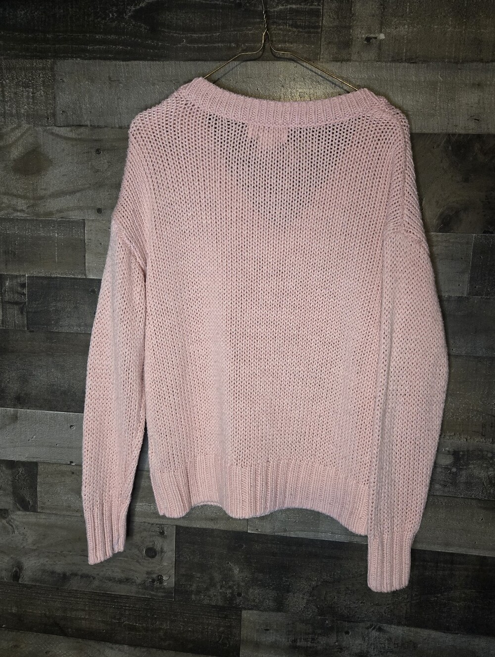pink victorias secret knit sweater - Picture 4 of 7